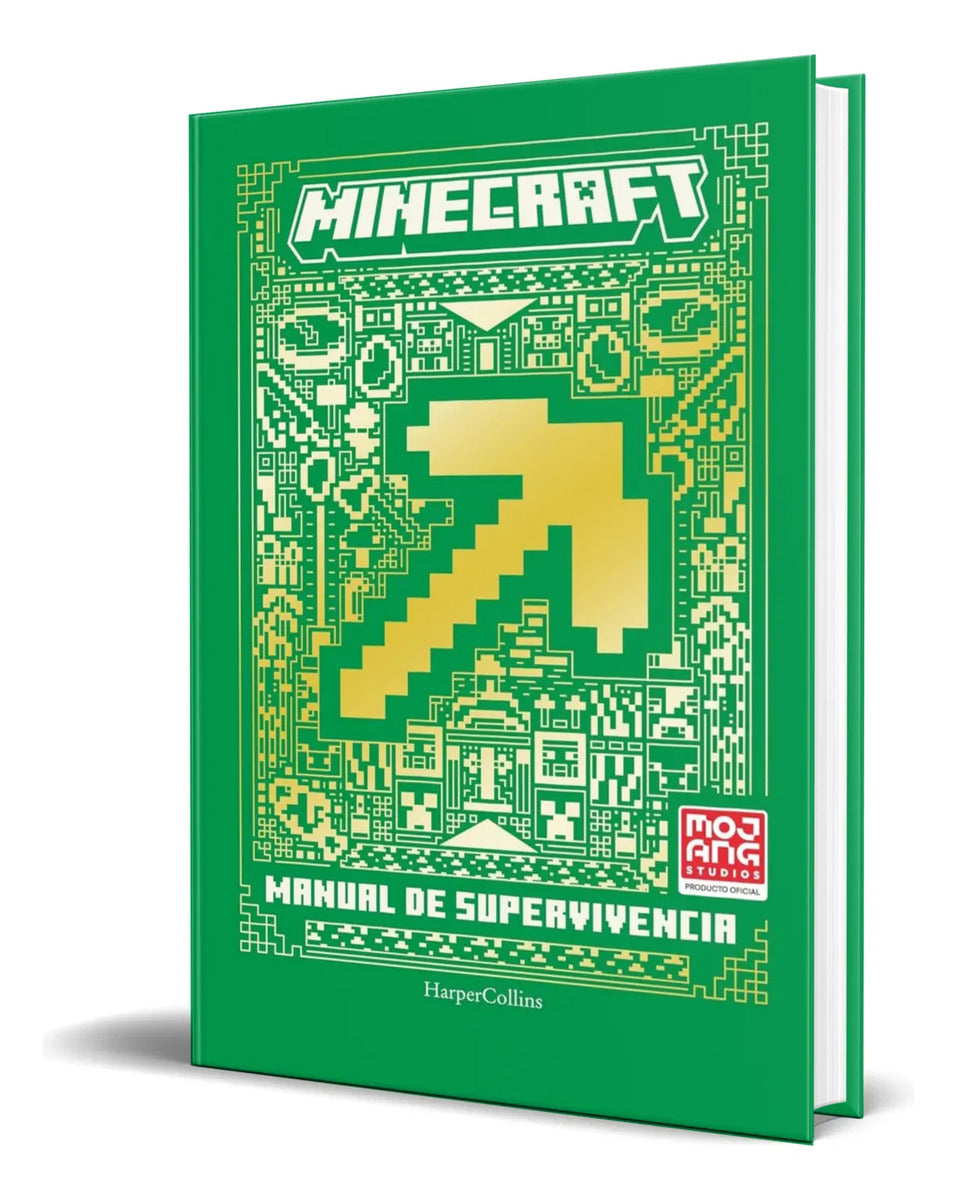 Portada de Libro Manual De Supervivencia [ Mojang Ab ] Original