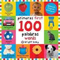 Portada de Libro Bebé Brillante Mis 100 Primeras Palabras Bilingüe