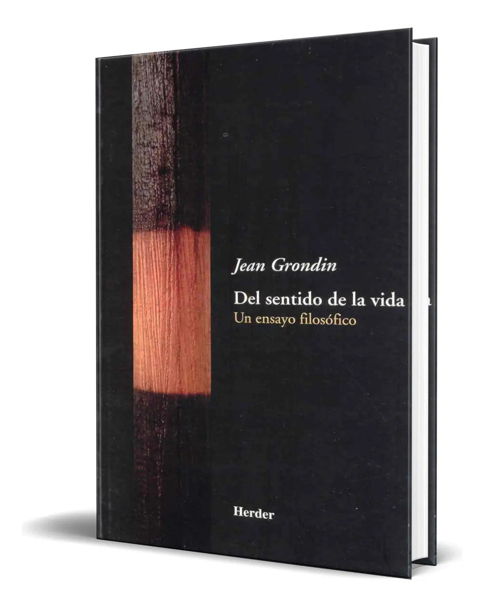 Portada de Libro Del Sentido De La Vida Un Ensayo Filosofico Original