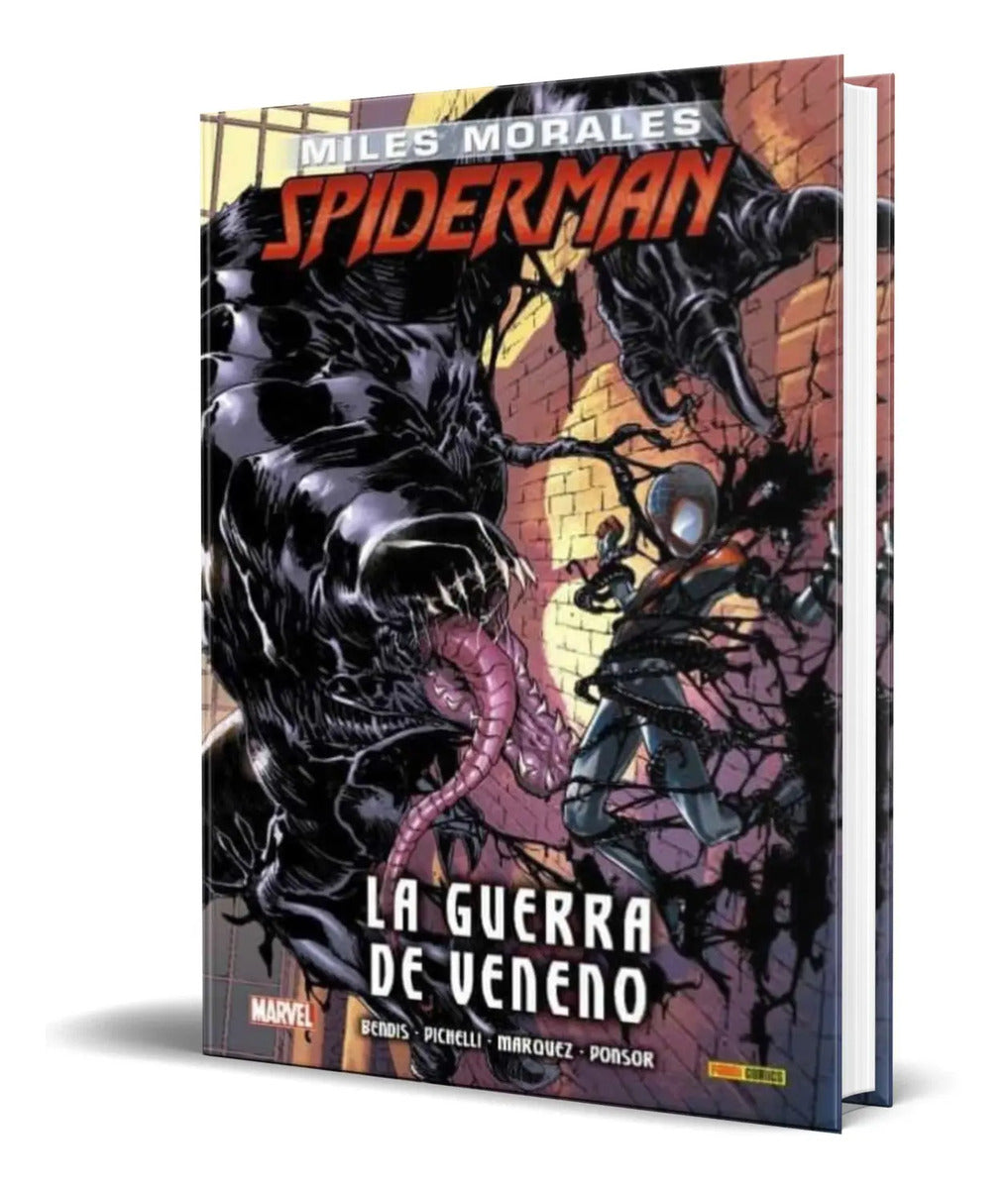 Portada de Miles Morales Spiderman 3 [ La Guerra De Veneno ] Original