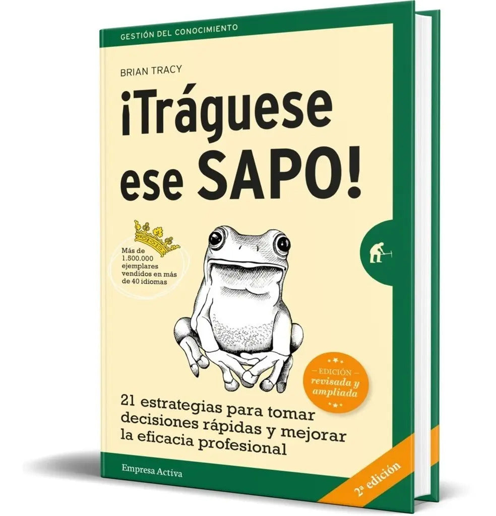 Portada de Libro Traguese Ese Sapo Edicion Revisada - Brian Tracy
