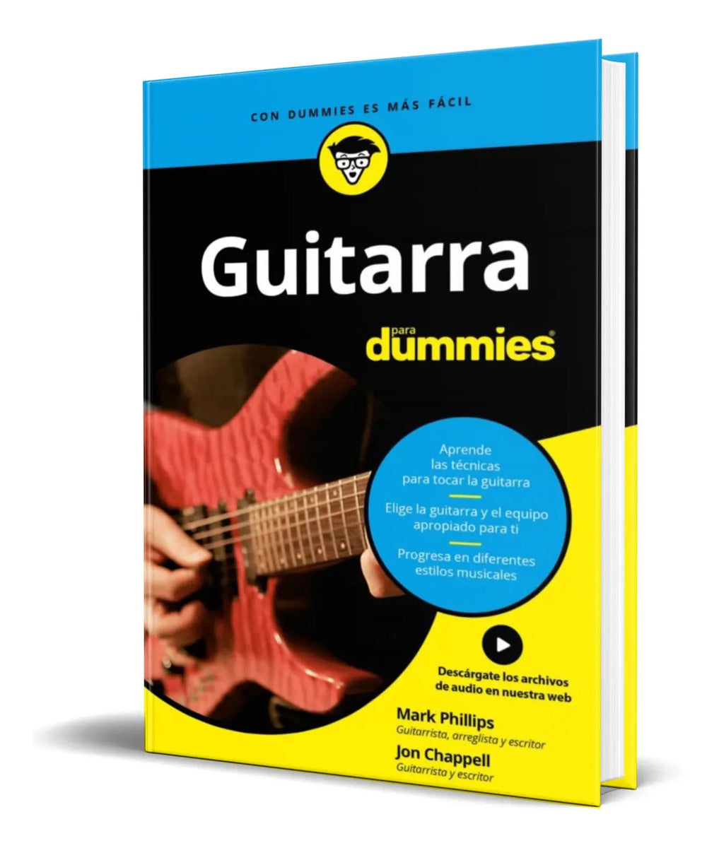 Portada de Libro Guitarra Para Dummies [ Mark Phillips ] Original