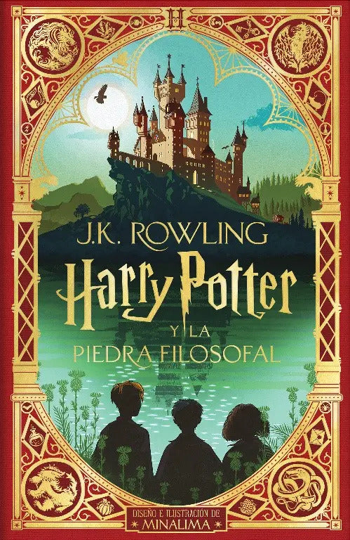 Portada de Libro Harry Potter Y La Piedra Filosofal De J.k Rowling 1ra Edición Editorial Salamandra Minalima