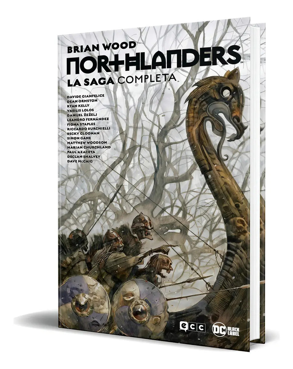 Portada de Libro Northlanders [ La Saga Completa ] Original, De Brian Wood. Editorial Ecc Ediciones, Tapa Dura En Español, 2…