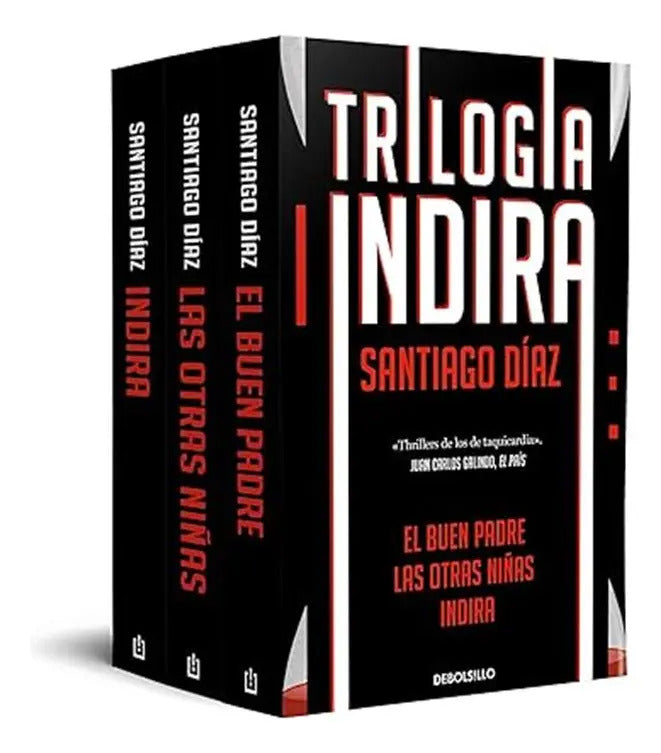 Portada de Libro Trilogía Indira [ Santiago Díaz ] Original