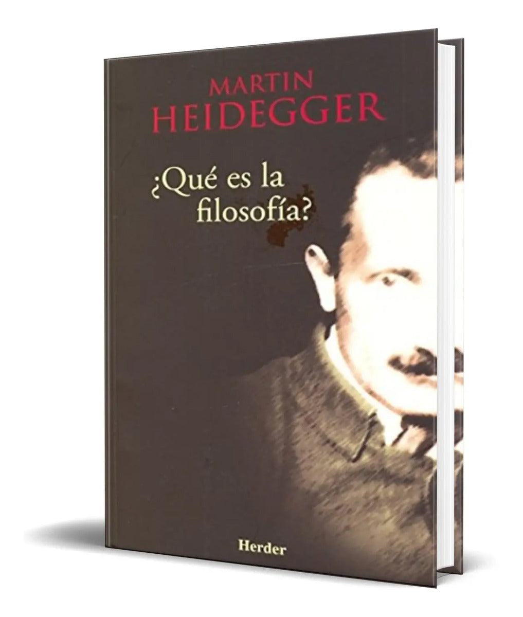 Portada de Libro ¿ Que Es La Filosofia ? [ Martin Heidegger ] Original