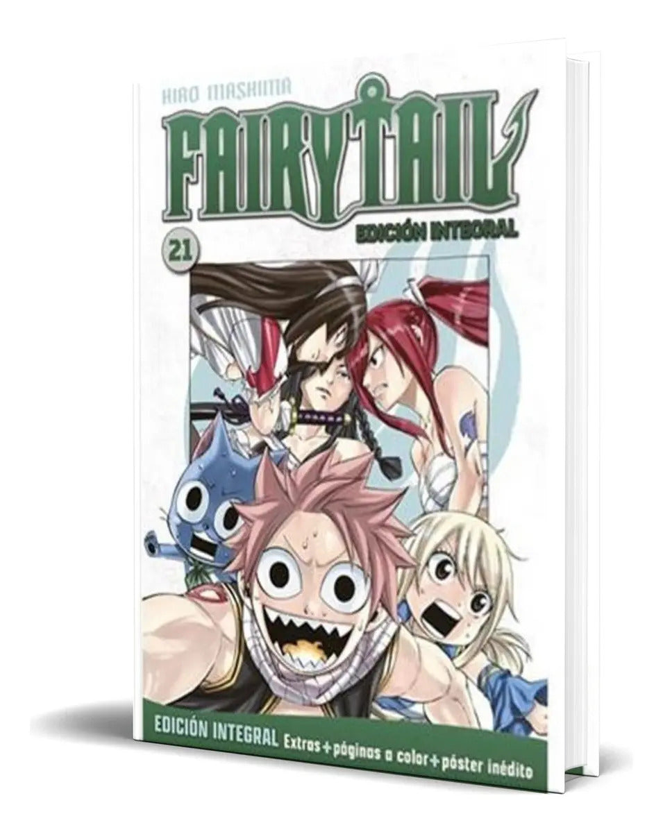 Portada de Libro Fairy Tail Vol.21 [ Hiro Mashima ] Original, De Hiro Mashima. Fairy Tail, Vol. 21. Editorial Ecc, Tapa Blan…