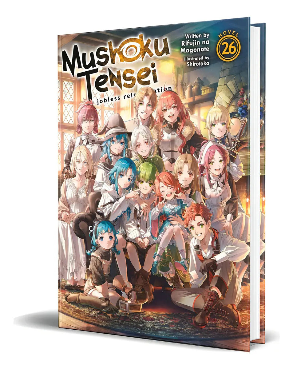 Portada de Libro Mushoku Tensei [jobless Reincarnation Vol.26] Original, De Rifujin Na Magonote., Vol. 26. Editorial Airship…