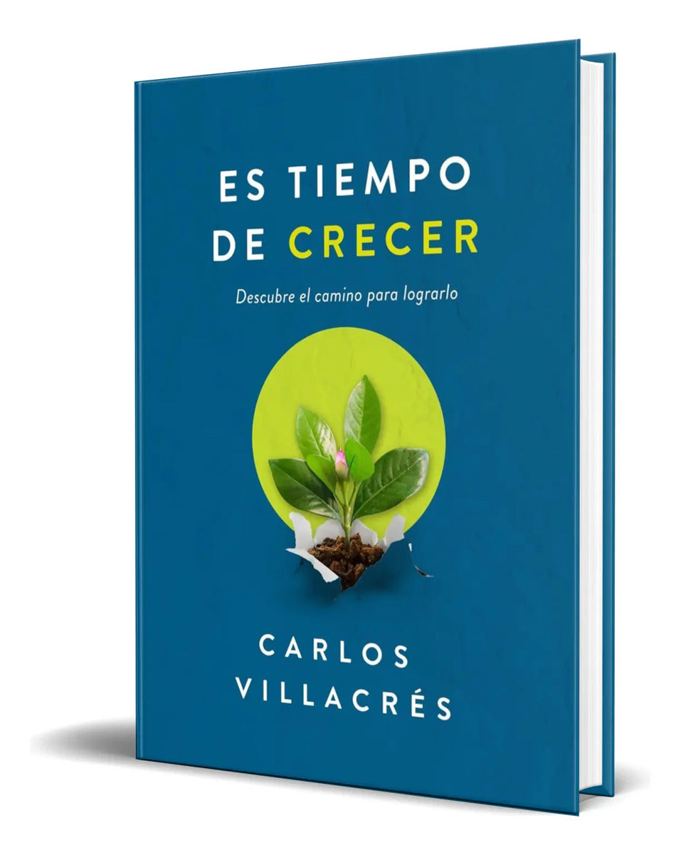 Portada de Libro Es Tiempo De Crecer [ Carlos Villacrés ] Original