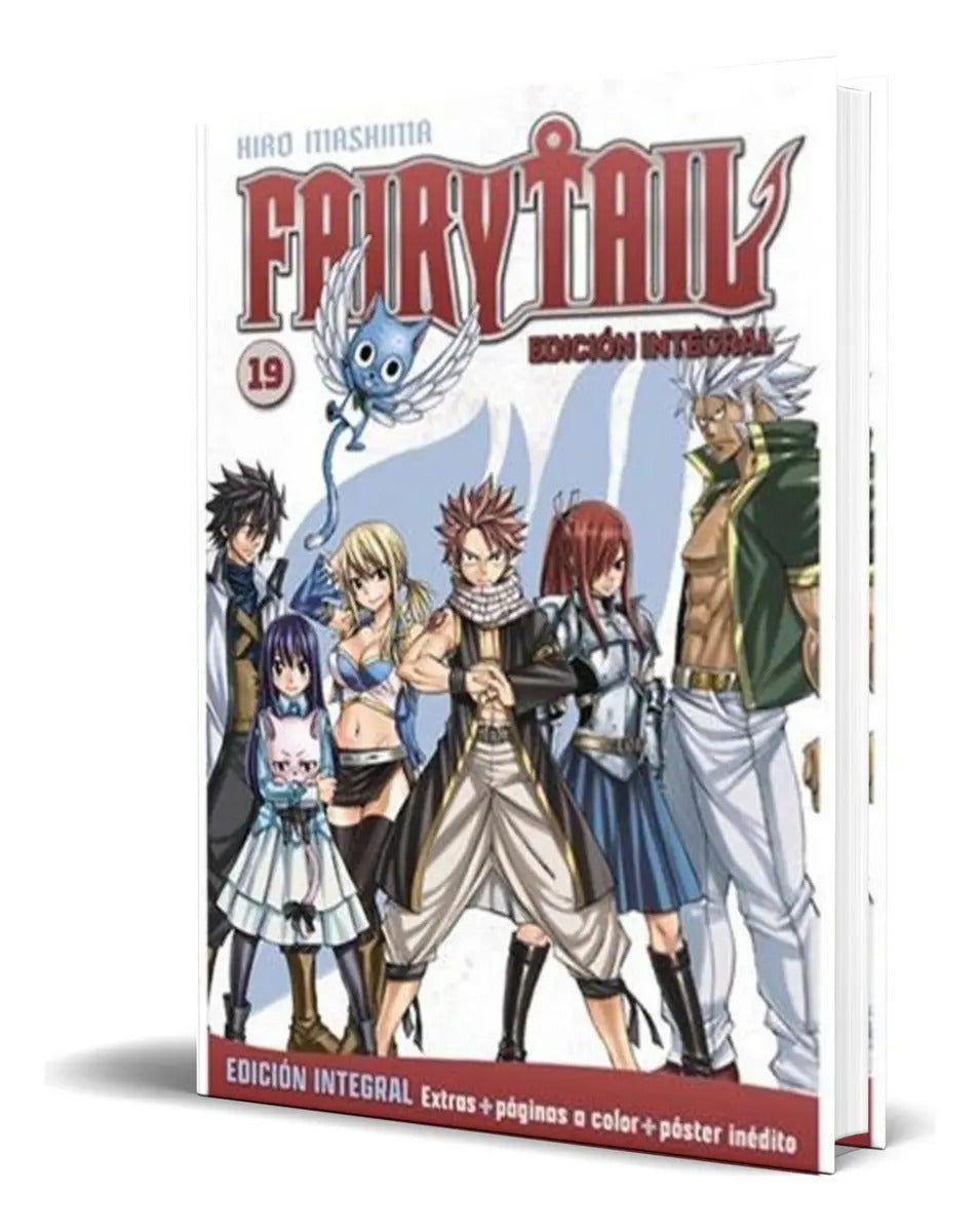 Portada de Libro Fairy Tail Vol.19 [ Hiro Mashima ] Original, De Hiro Mashima. Fairy Tail, Vol. 19. Editorial Ecc, Tapa Blan…