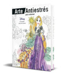 Portada de Libro Para Colorear [ Princesas De Disney ] Antiestrés