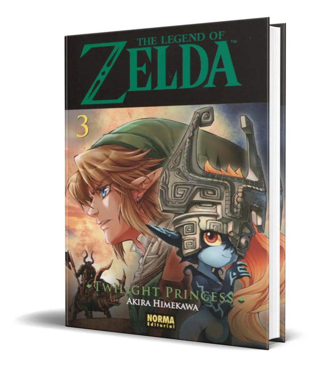 Portada de Libro Legend Of Zelda 3 Twilight Princess [ Manga ] Español