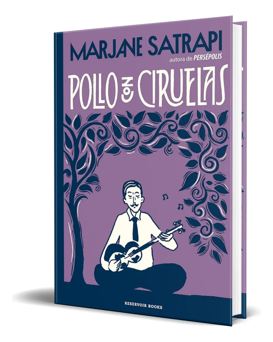 Portada de Libro Pollo Con Ciruelas [ Marjane Satrapi ] Original