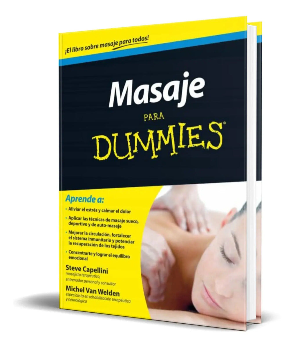 Portada de Libro Masaje Para Dummies [ Steve Capellini ] Original