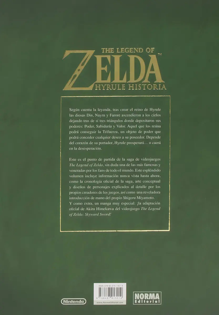 Portada de The Legend Of Zelda Español [ Hyrule Historia ] Pasta Dura