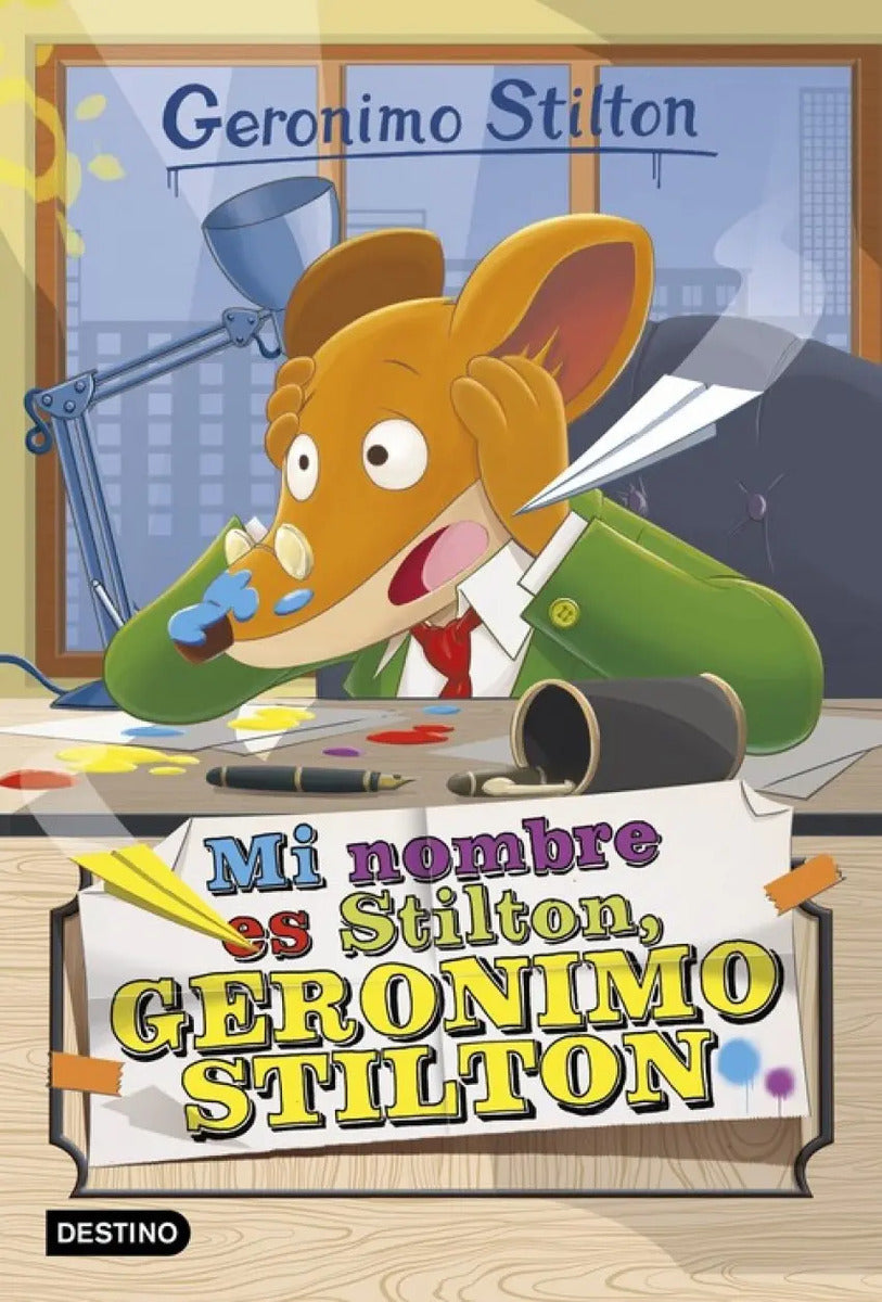 Portada de Libro Mi Nombre Es Stilton, Geronimo Stilton