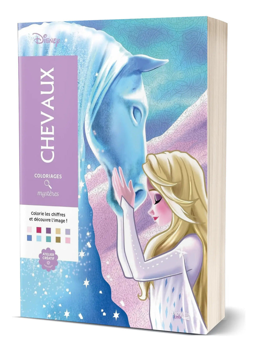 Portada de Libro Coloriages Mystères Disney Chevaux [ Marie ] Original