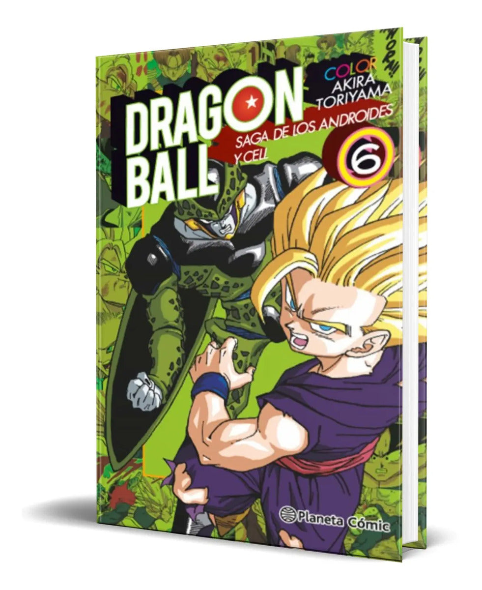 Portada de Libro Dragon Ball Color Cell Vol.6 Akira Toriyama Original