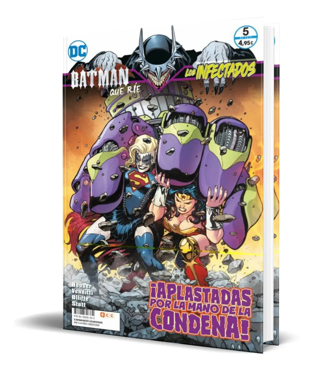 Portada de Libro El Batman Que Rie [ Los Infectados Vol. 5 ] Original