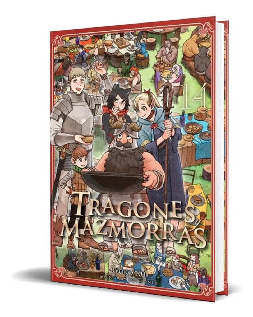 Portada de Libro Tragones Y Mazmorras Vol.14 [ Ryoko Kui ] Original