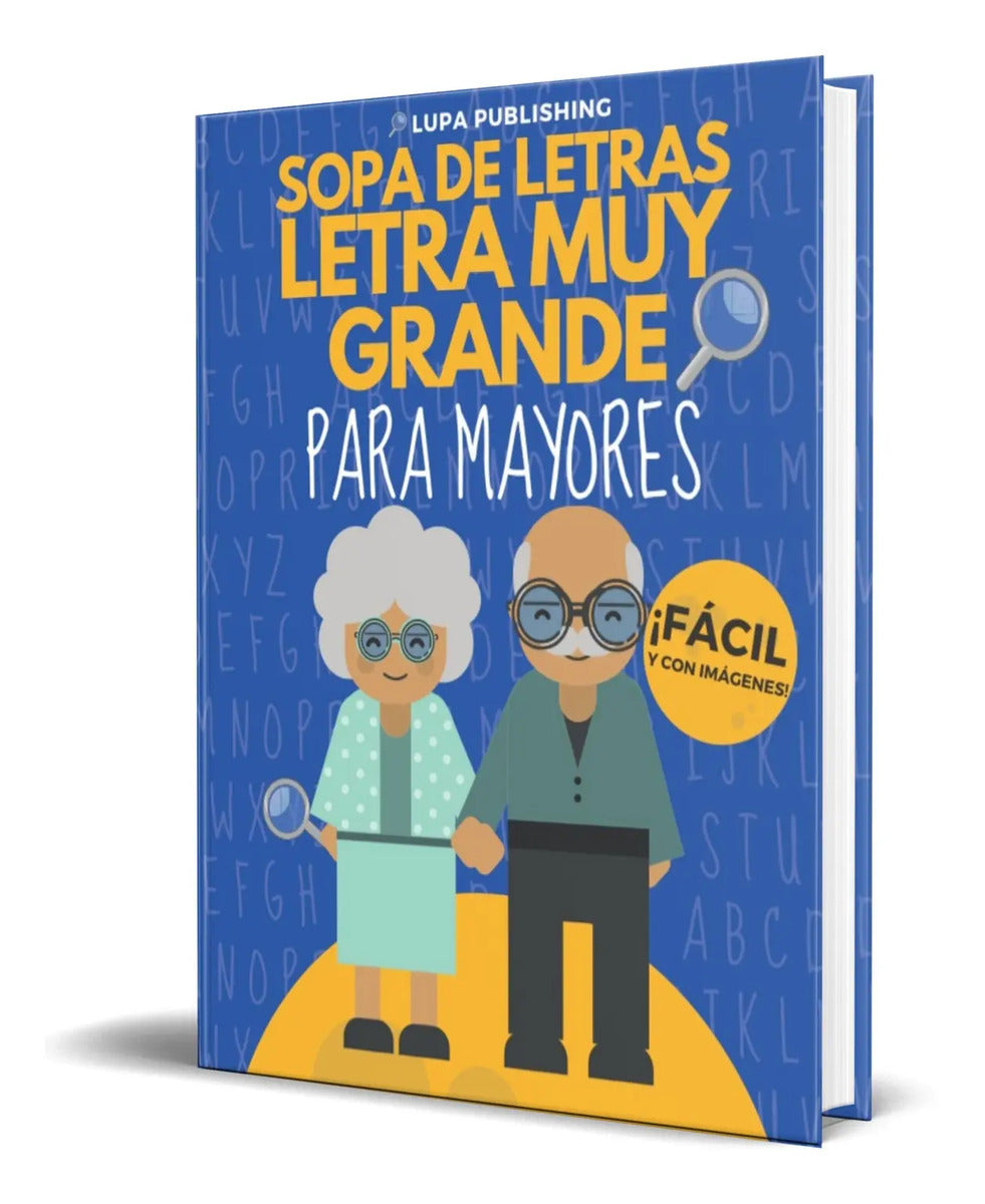 Portada de Libro Sopa De Letras Letra Muy Grande Para Mayores Original