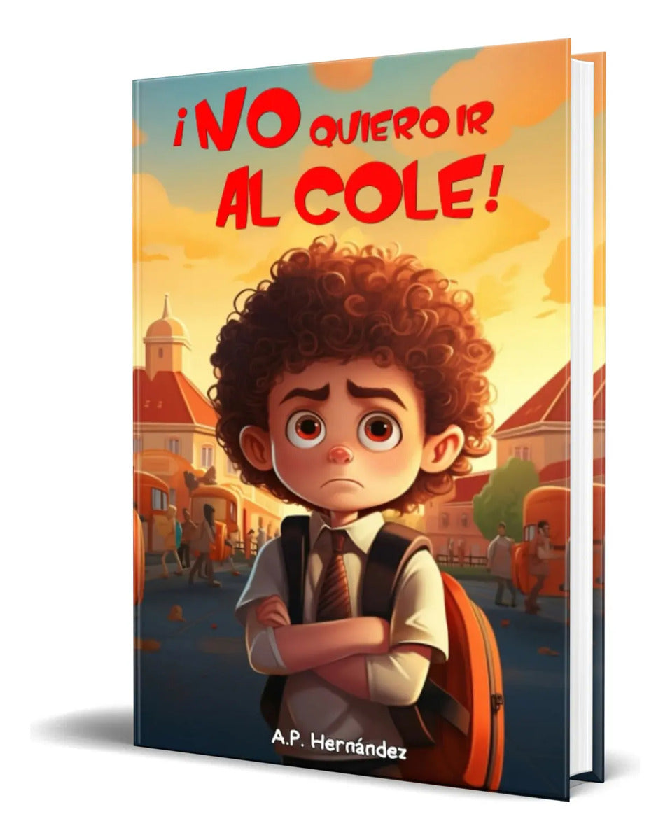 Portada de Libro ¡no Quiero Ir Al Cole! [ A.p. Hernández ] Original