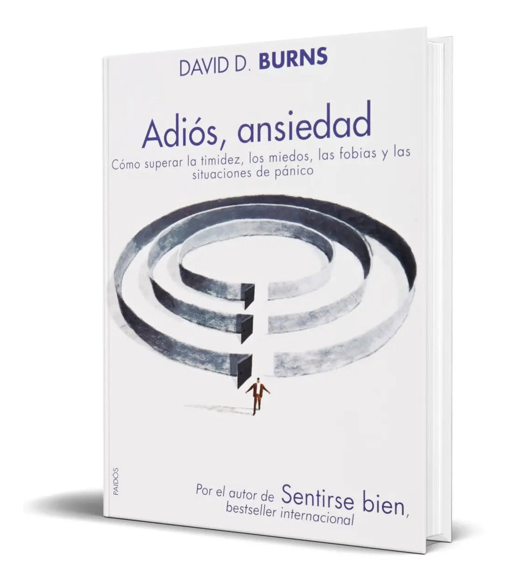 Portada de Libro Adiós Ansiedad - David D. Burns [ Original ]