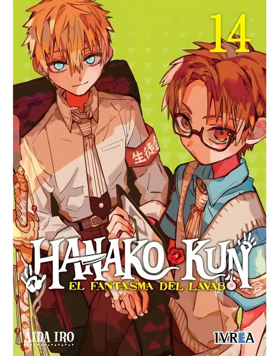Portada de Hanako-kun: El Fantasma Del Lavabo 14, De Aidairo. Editorial Ivrea En Español