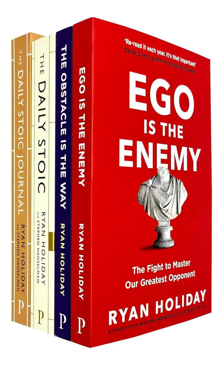 Portada de Pack Juego De 4 Libros [ Ryan Holiday ] Originales
