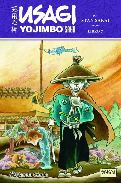 Portada de Usagi Yojimbo Saga / Libro 7, De Sakai, Stan. Editorial Planeta Cómic, Tapa Blanda, Edición 01 En Español, 2024