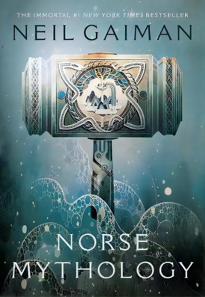 Portada de Norse Mythology, De Neil Gaiman. Editorial Ww Norton Co, Tapa Blanda En Inglés