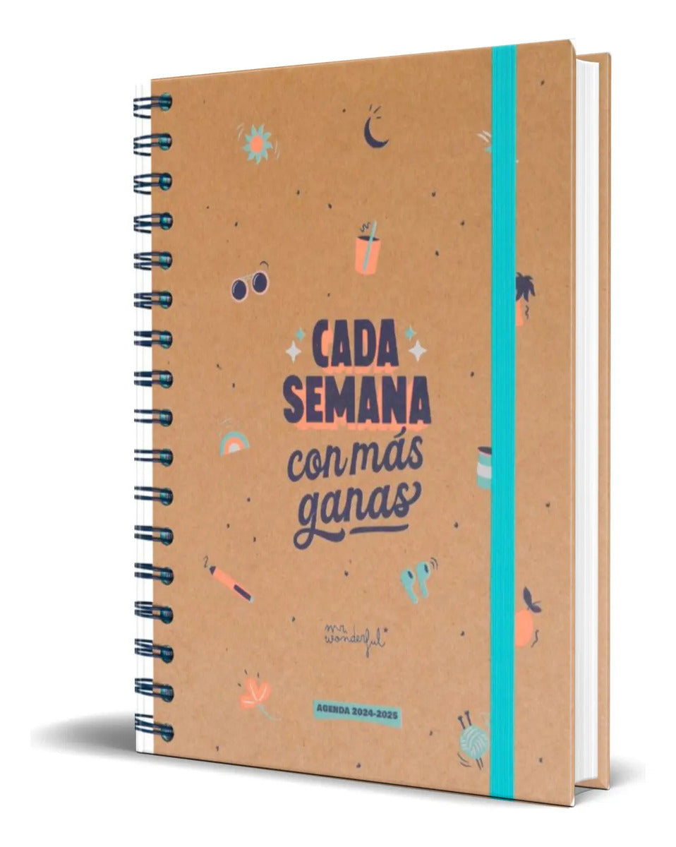 Portada de Agenda Cada Semana, Con Más Ganas [ Mr. Wonderful ] Original