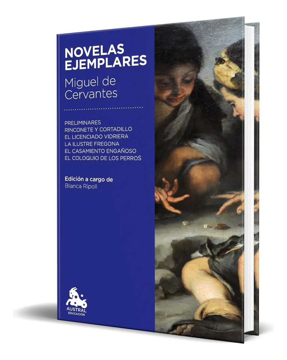Portada de Libro Novelas Ejemplares [ Miguel De Cervantes ] Original
