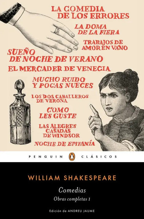 Portada de Comedias Obra Completa 1 - Shakespeare,william
