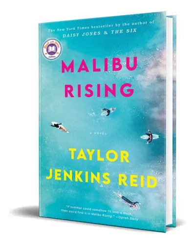 Portada de Malibu Rising, De Taylor Jenkins Reid. Editorial Ballantine Books, Tapa Blanda En Inglés, 2022