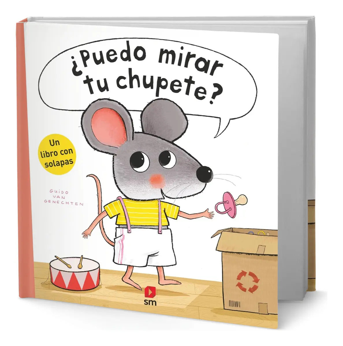 Portada de Libro ¿puedo Mirar Tu Chupete? [ Guido Genechten ] Original, De Guido Van Genechten. Editorial Ediciones Sm, Tapa…