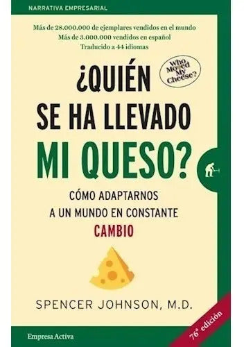 Portada de Quién Se Ha Llevado Mi Queso? 20 Aniv. - Johnson, Spencer