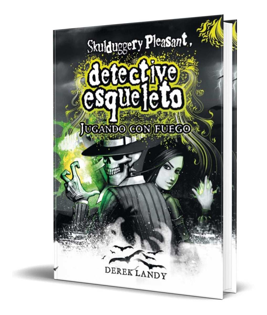 Portada de Libro Detective Esqueleto 2 [ Jugando Con Fuego ] Original