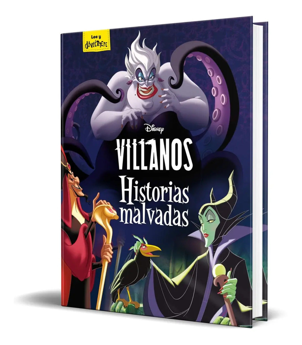 Portada de Libro Villanos De Disney [ Historias Malvadas ] Original