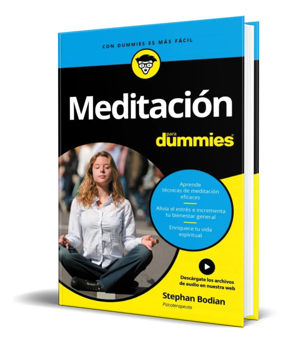 Portada de Libro Meditacion Para Dummies [ Stephan Bodian ] Original