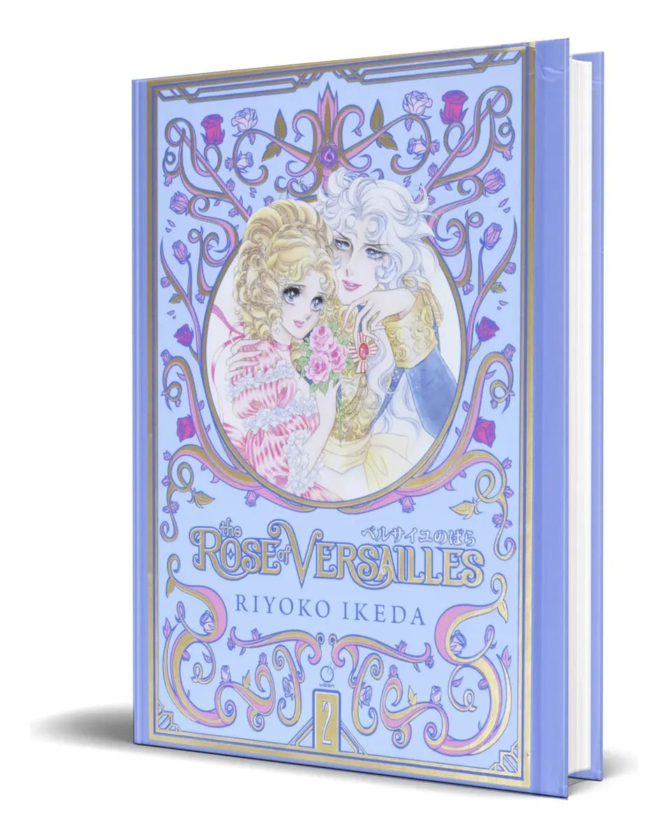 Portada de The Rose Of Versailles Vol.2, De Riyoko Ikeda. Editorial Udon Entertainment, Tapa Dura En Inglés, 2020