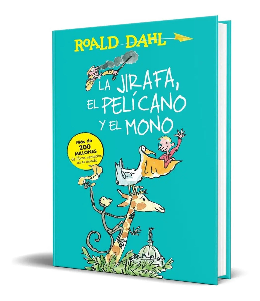 Portada de Libro La Jirafa El Pelícano Y El Mono - Roald Dahl