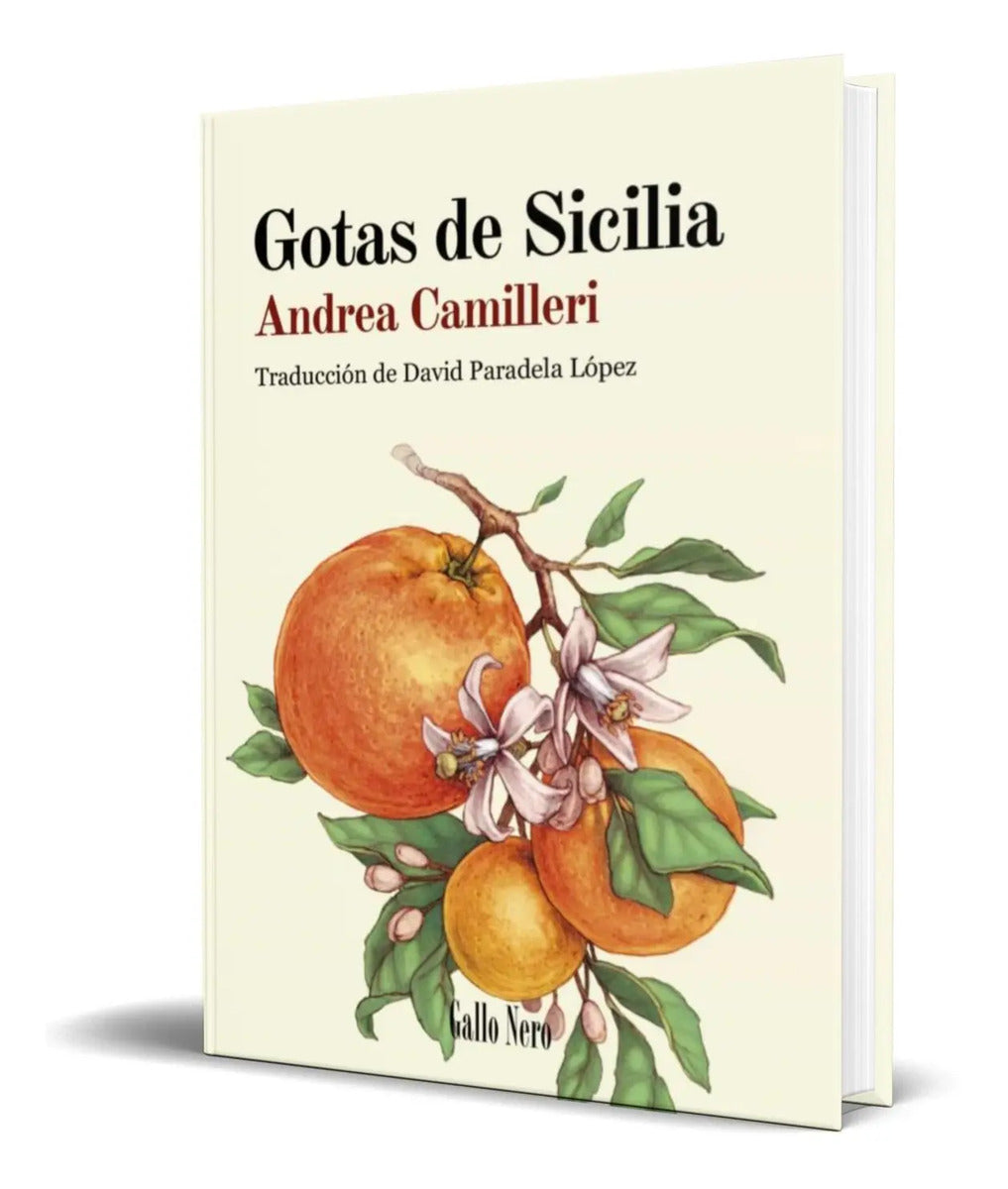 Portada de Libro Gotas De Sicilia [ Andrea Camilleri ] Original