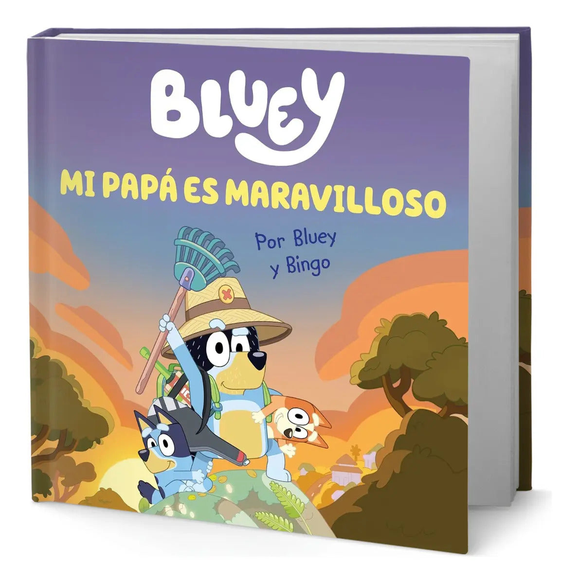 Portada de Libro Bluey Mi Papá Es Maravilloso De Bluey Vol. 1 Editorial Beascoa Tapa Dura En Español 2024