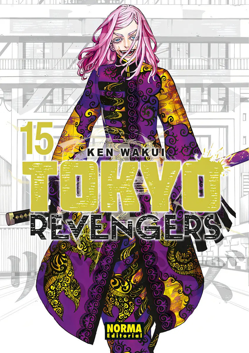 Portada de Tokyo Revengers 15, De Wakui Ken., Vol. 15. Editorial Norma Editorial, Tapa Blanda En Español, 2023