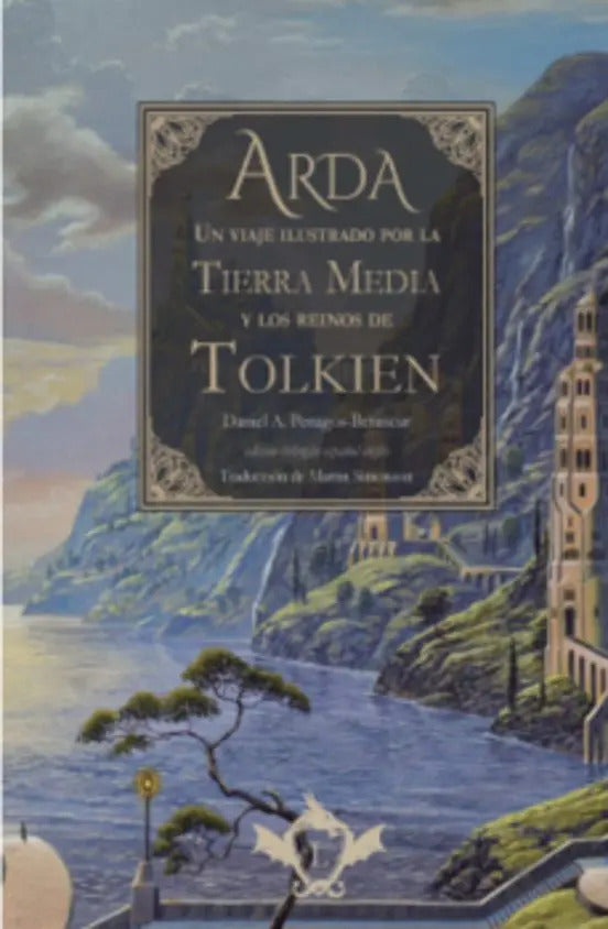 Portada de Libro Un Viaje Ilustrado Por La Tierra Media [ Original ]