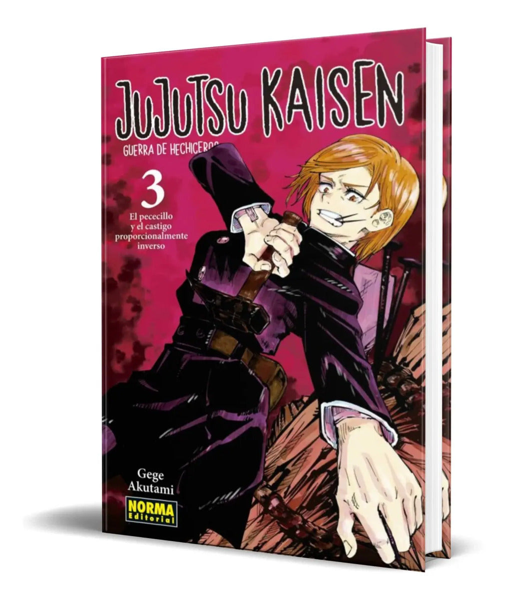 Portada de Libro Jujutsu Kaisen Vol. 3 [ Gege Akutami ] Original