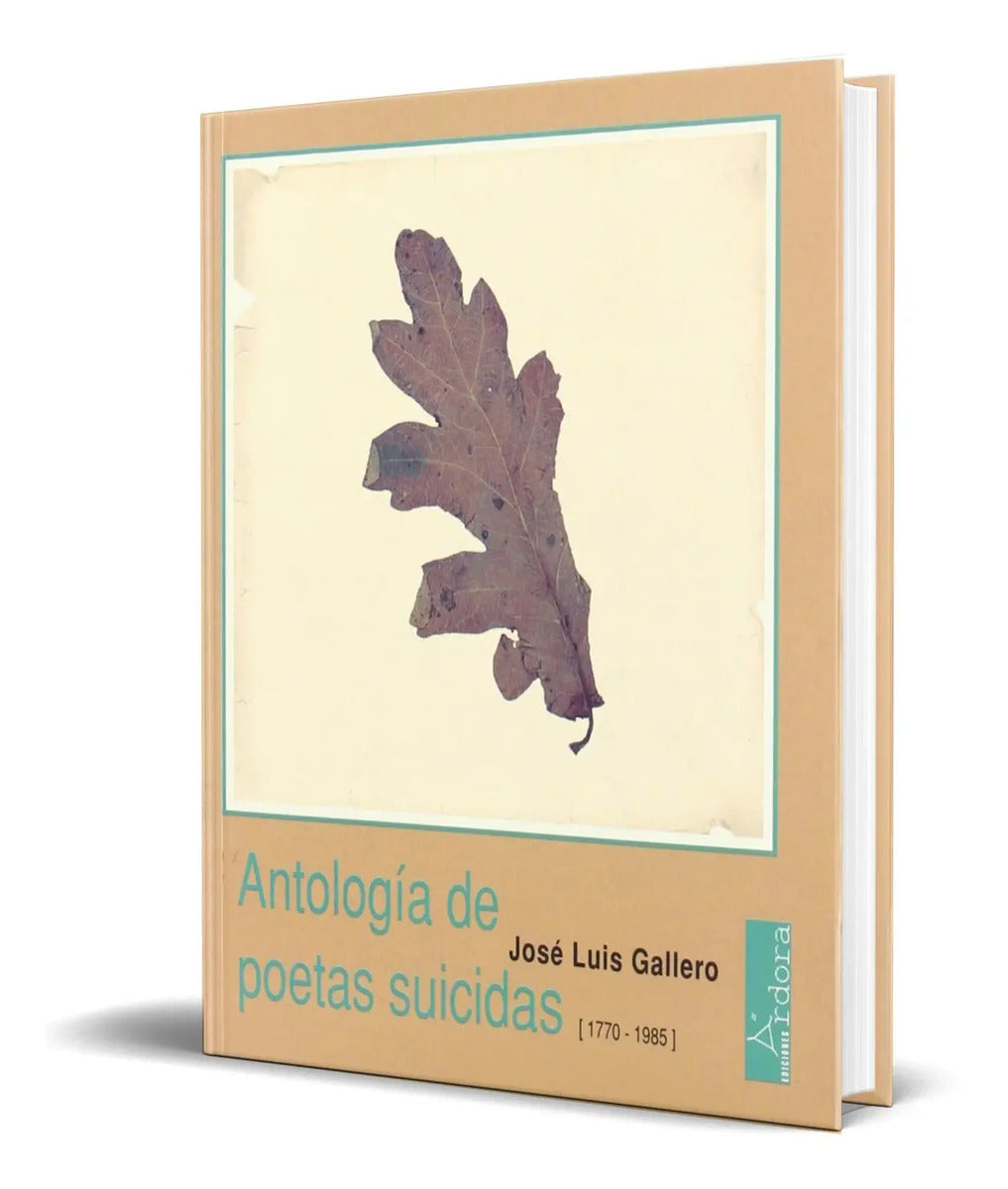 Portada de Libro Antologia De Poetas Suicidas [ 1770-1985 ] Original