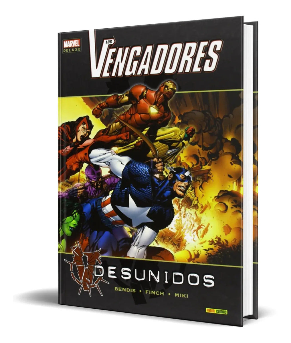 Portada de Libro Marvel Deluxe [ Los Vengadores Desunidos ] Original