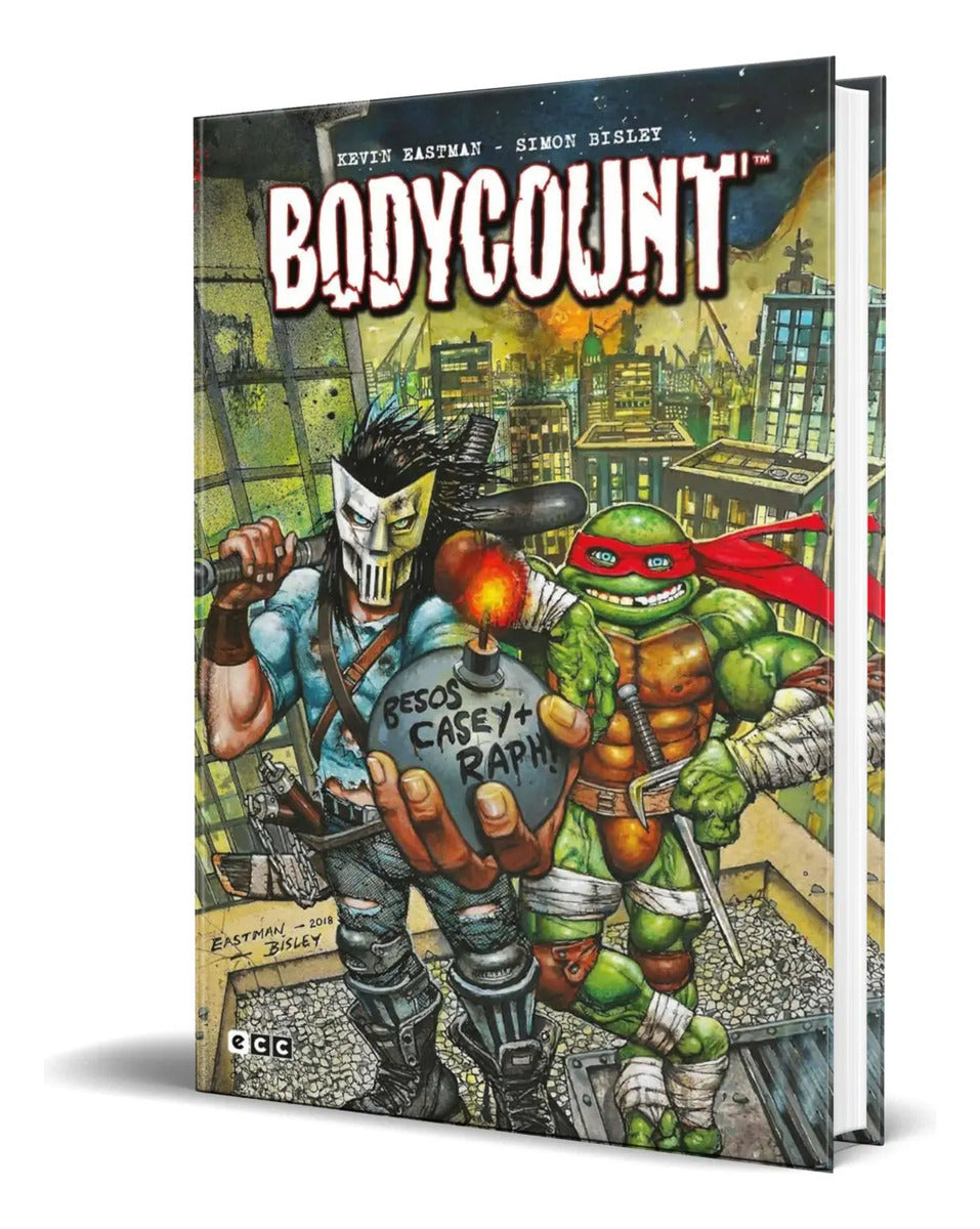 Portada de Libro Bodycount [ Kevin Eastman ] Original